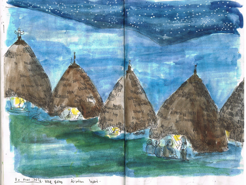 The Magic Of Wae Rebo In The Mountains Of Flores Captured In Drawings