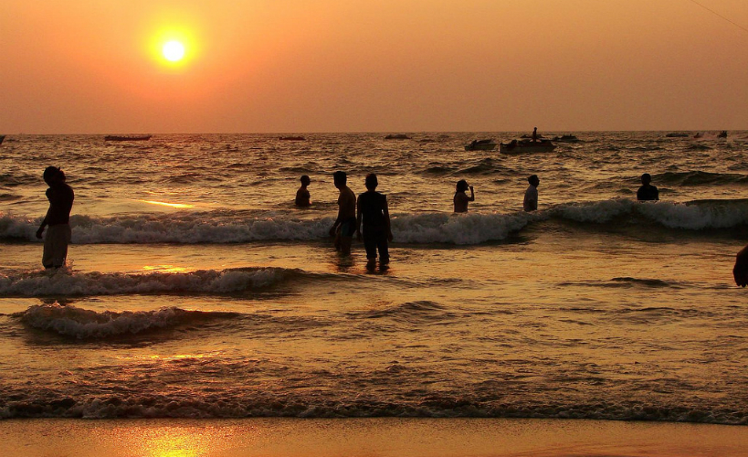 GoaBeachSunset