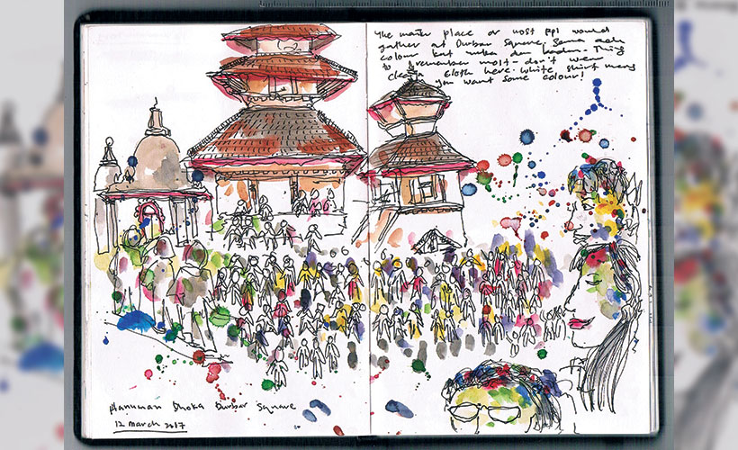 A Sketch Artist’s Journey From Kathmandu To Poon Hill