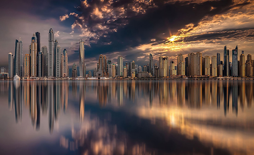 dubai-skyline-during-sunset