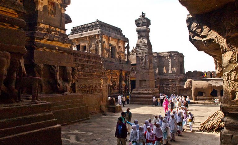 Carved From Solid Rock: Kailasa Temple In Ellora, India