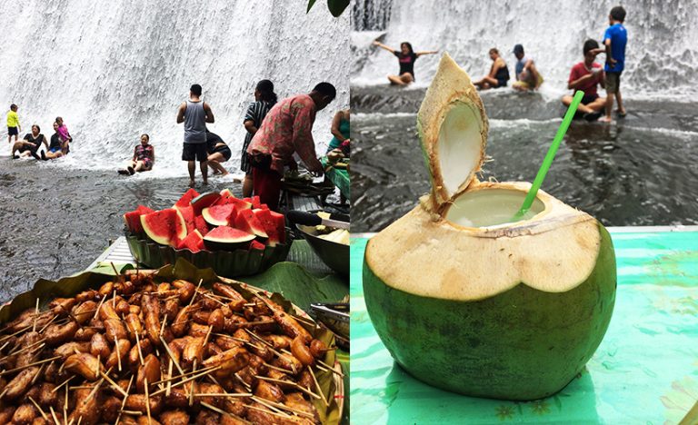 Waterfall Restaurant At Villa Escudero Resort In The Philippines