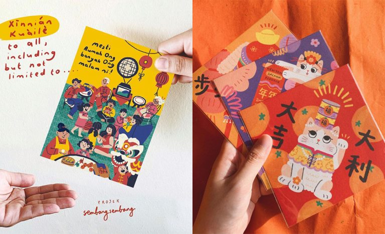 8 CNY Greeting Cards Designed By Malaysian Artists