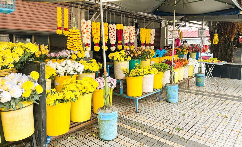 Flower garland Jalan Masjid Penang