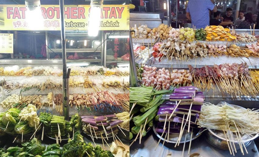 1. Fat Brother Satay Lok Lok, Jalan Alor