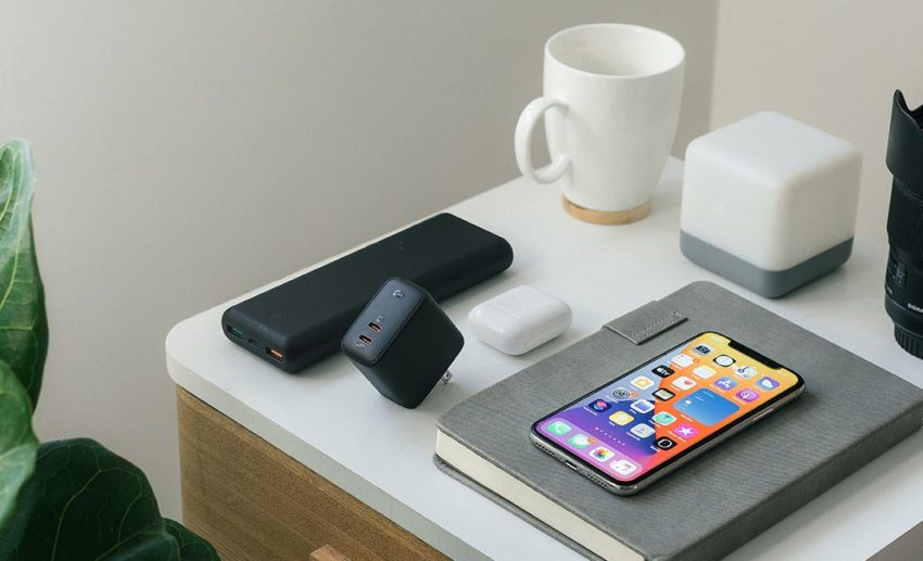 9. Phone charger, portable phone chargers, travel adapters