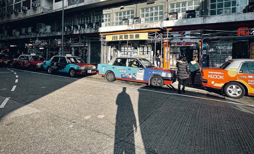 hong kong taxi
