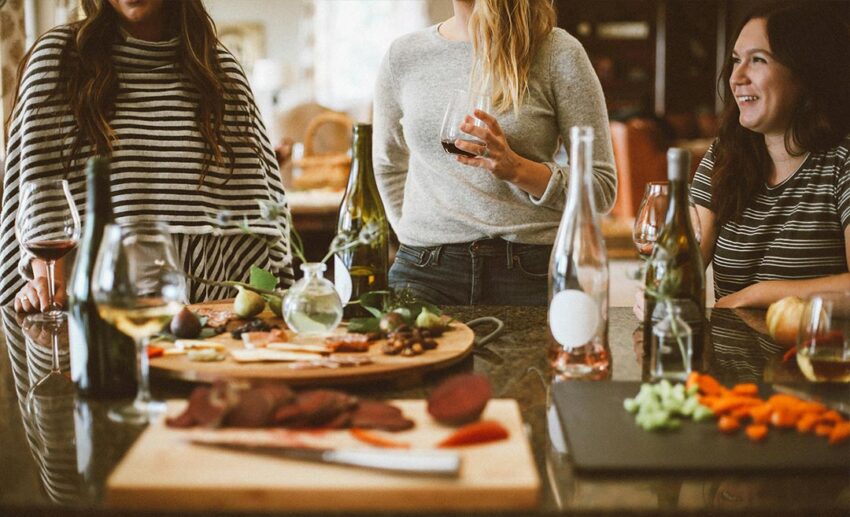 3. Spend a day in with friends