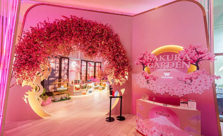 Beautiful Blooms: Experience Sakura Season At Living Room, W Kuala Lumpur